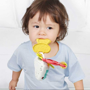اسباب بازی جغجغه دندانگیر موزیکال طرح جاکلیدی هولی تویزHola Toys مدل A8996 _اسباب بازی نوزادی